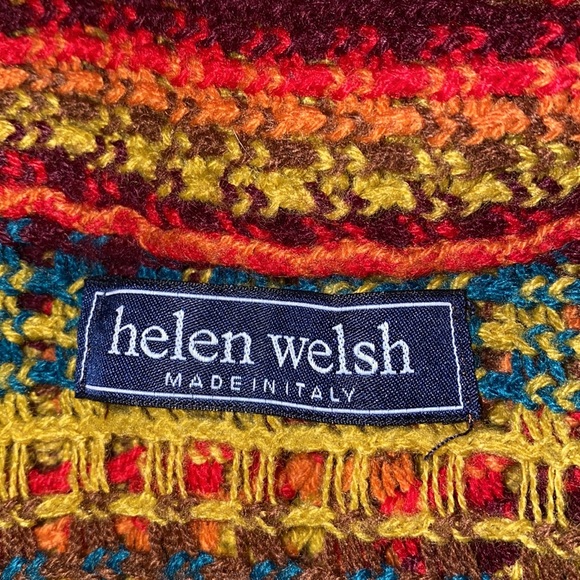 Helen Welsh multi color fringe poncho - Picture 5 of 5